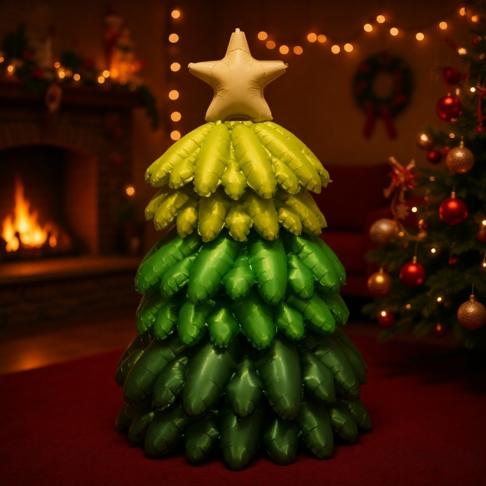 クリスマスイベント用立体ツリーバルーン