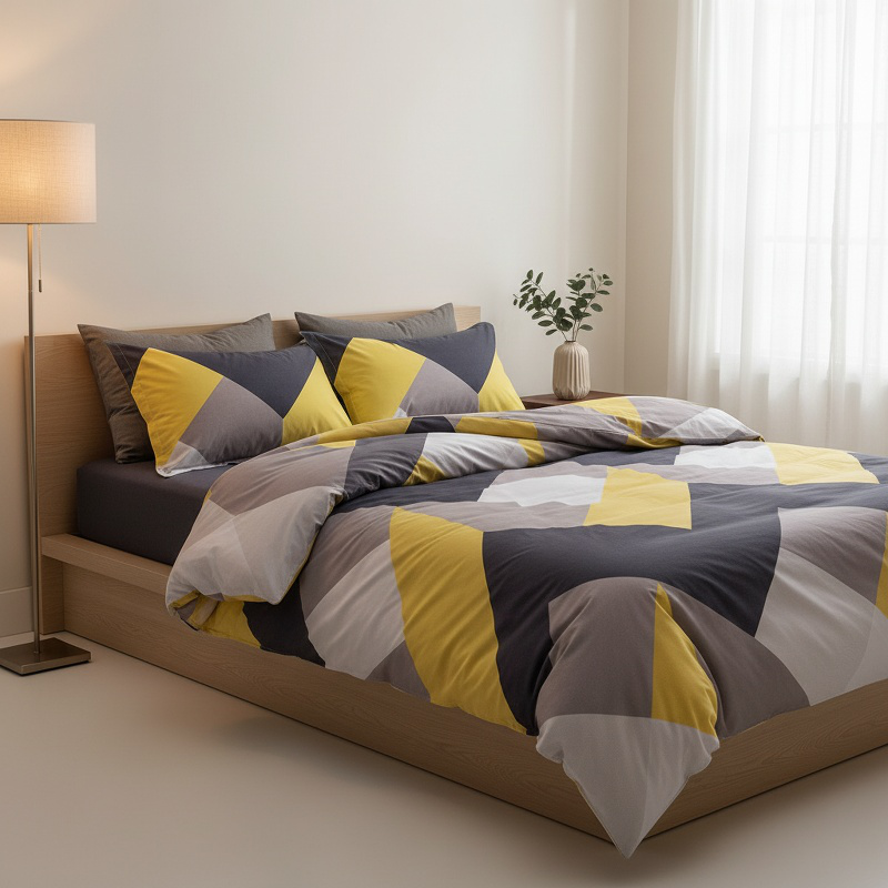 Autumn Quilt Cover Single Piece Three Piece Set Four Piece Set Student Dormitory Bedding