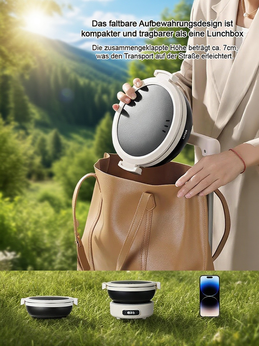 Tragbarer Edelstahl-Klappkocher für Reisen und Outdoor – Der König der mobilen Kochgeräte