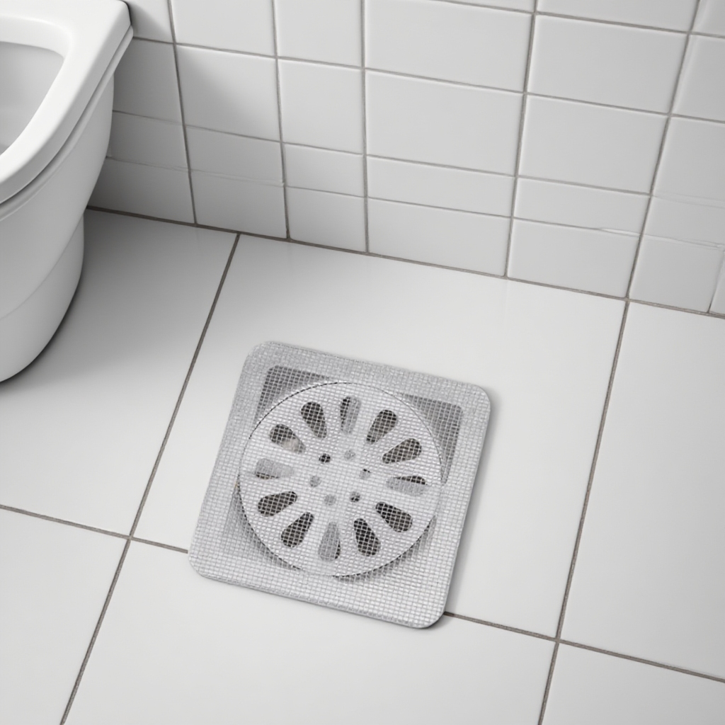 防虫・毛髪キャッチ粘着フィルター 排水口用