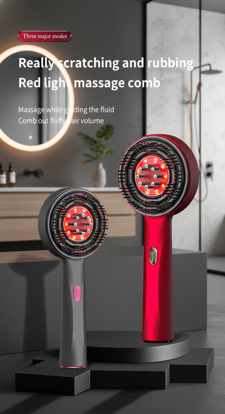 Microcurrent Red Light Electric Massage Hair Growth Comb product image