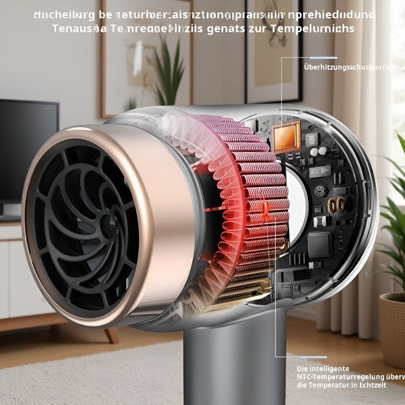 Haushalts-Hochgeschwindigkeits-Negativ-Ionen-Funk-tragbarer Haartrockner