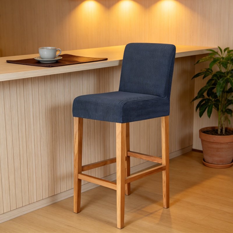 High Elastic Corn Kernel Fleece Chair Covers for Home, Hotel, and Club Use