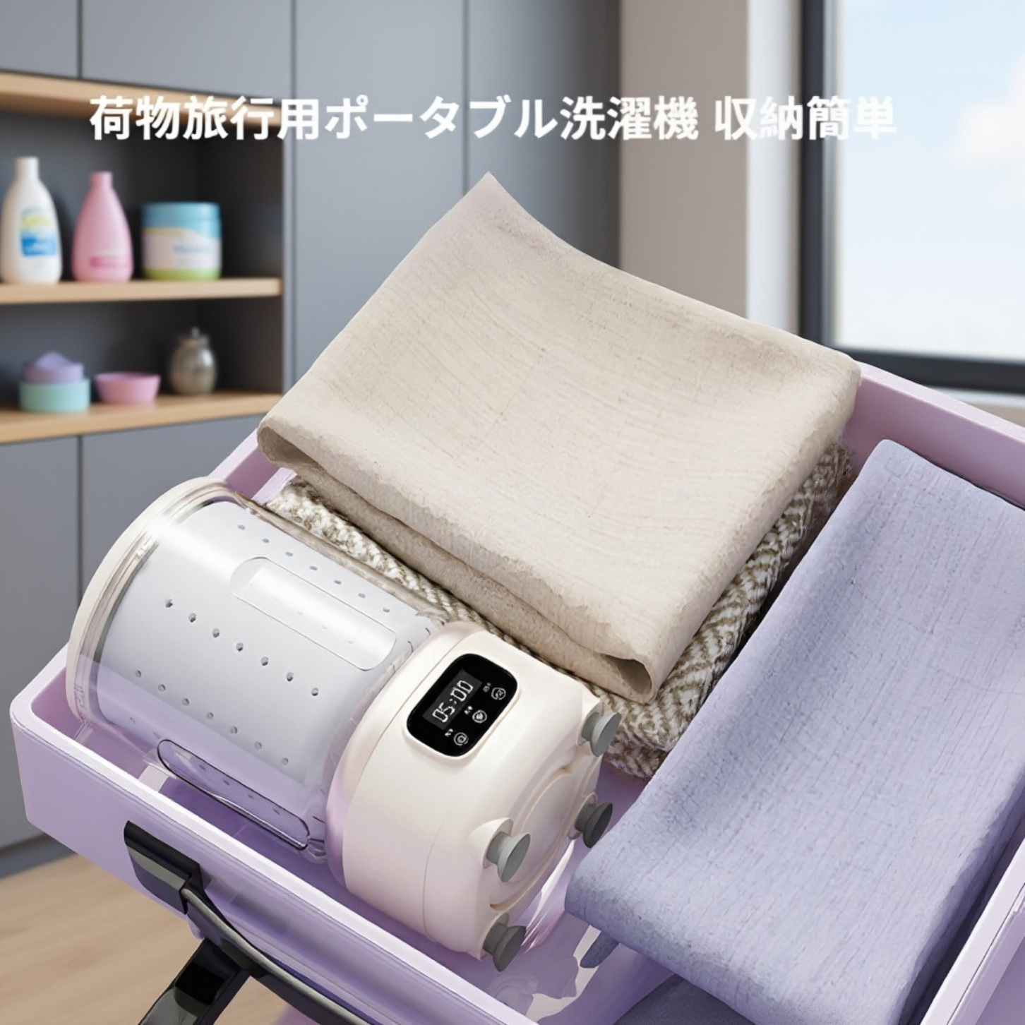 全自動家庭用小型洗濯脱水一体洗濯カップ