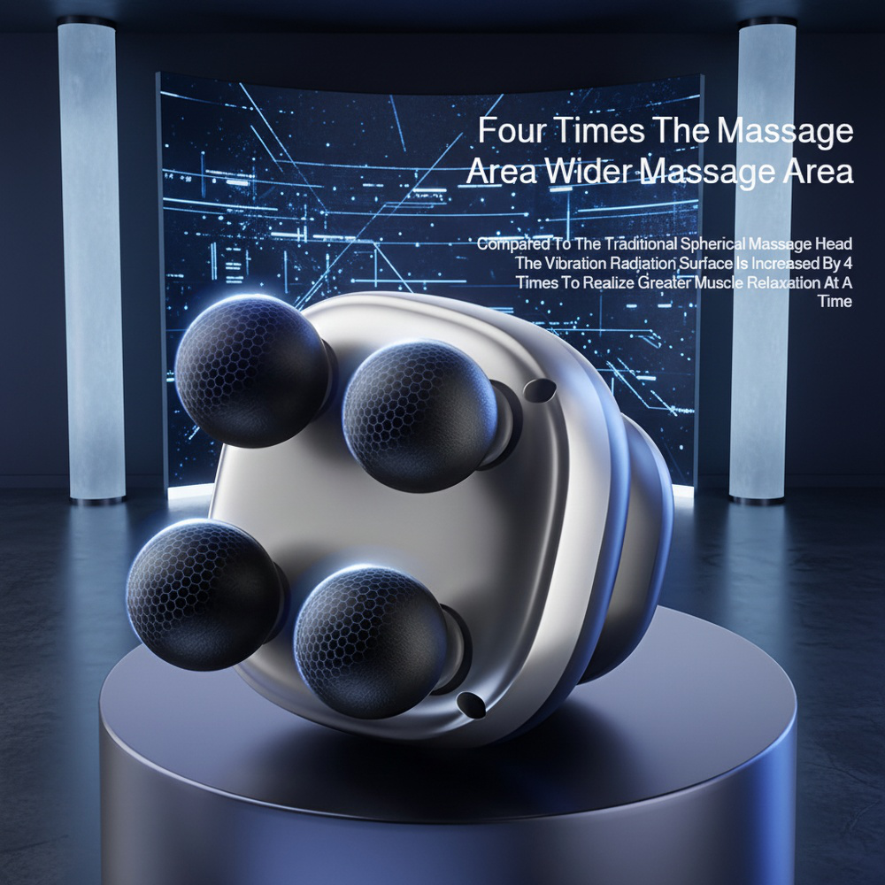 Four-Head Fitness Muscle Relaxation Massager