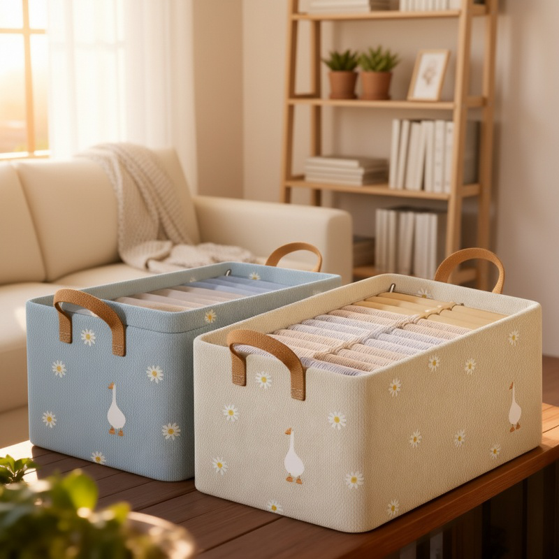 Fabric Collapsible Clothes Storage Drawer Cabinet