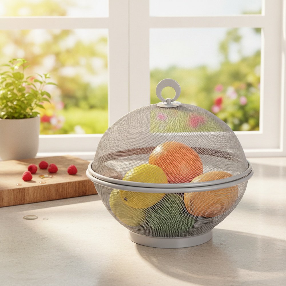Fruit and vegetable basket with kitchen cover, home fruit plate, fruit plate, kitchen drainer, veget