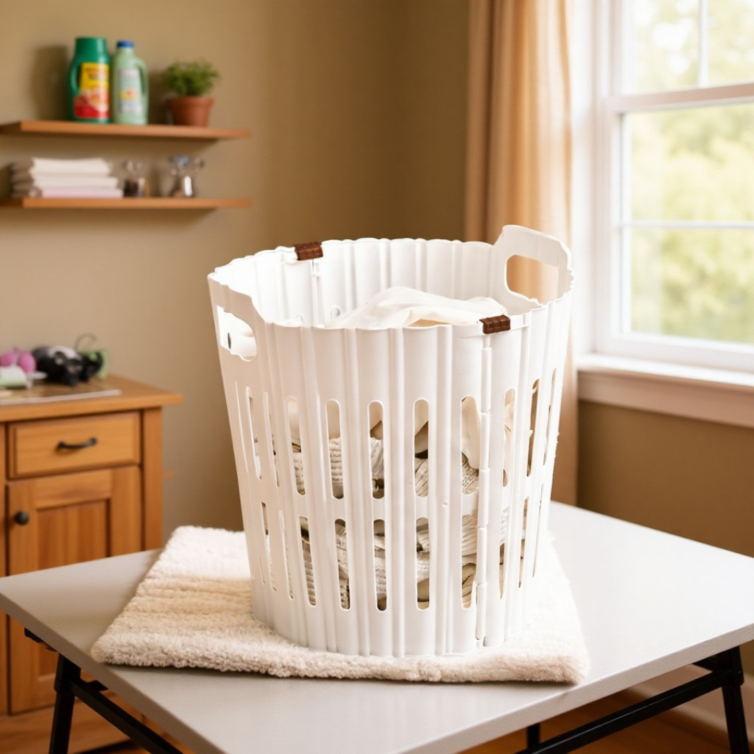 Bathroom Household Foldable Dirty Laundry Basket