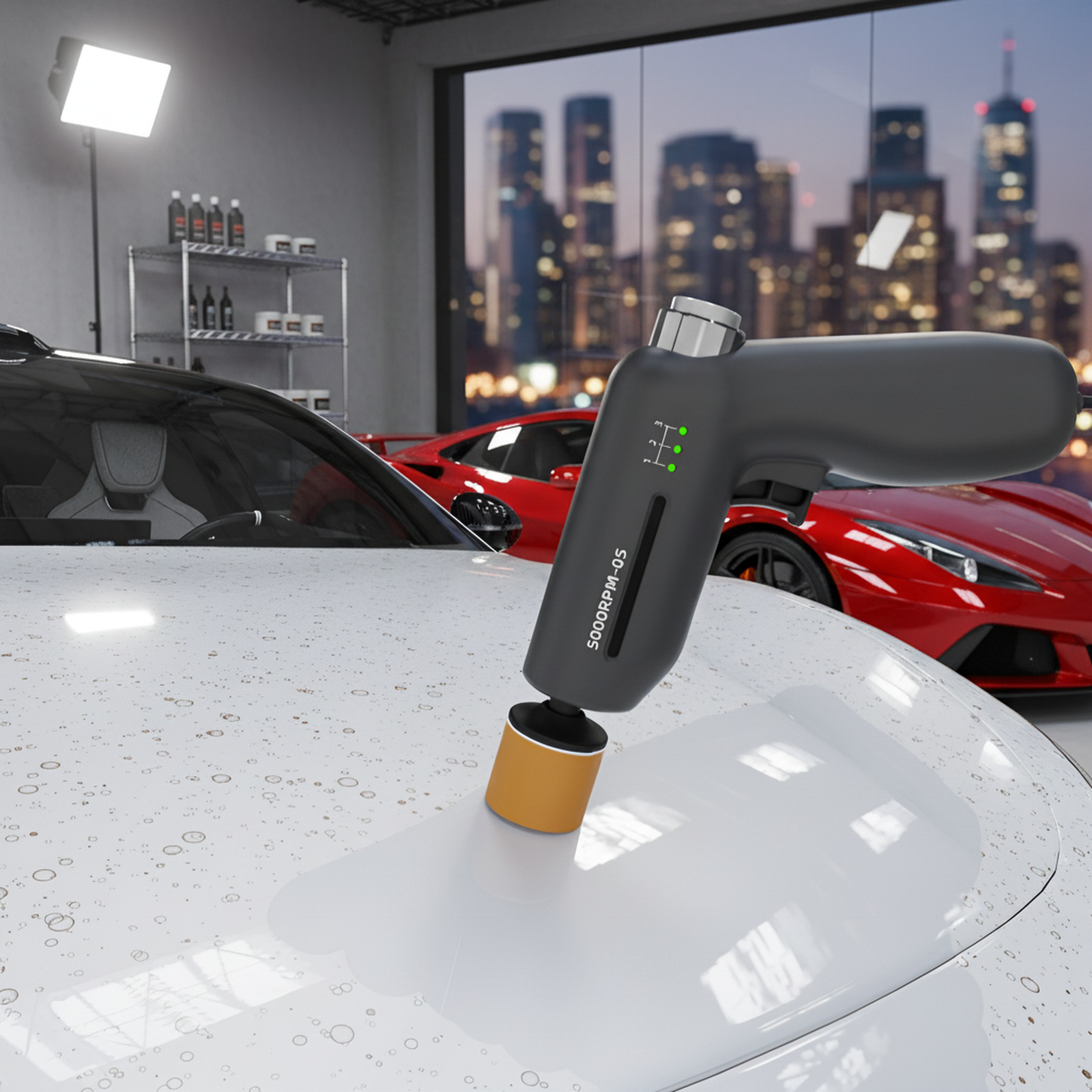 Multifunctional Car Polisher and Waxer, Scratch Repair Tool