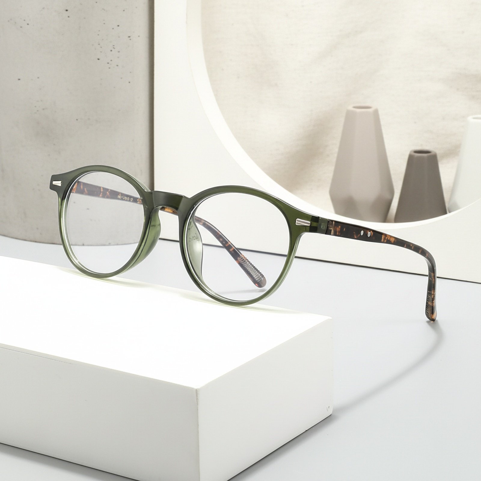Gafas de sol de marco pequeño redondo para conducir, protección UV, unisex