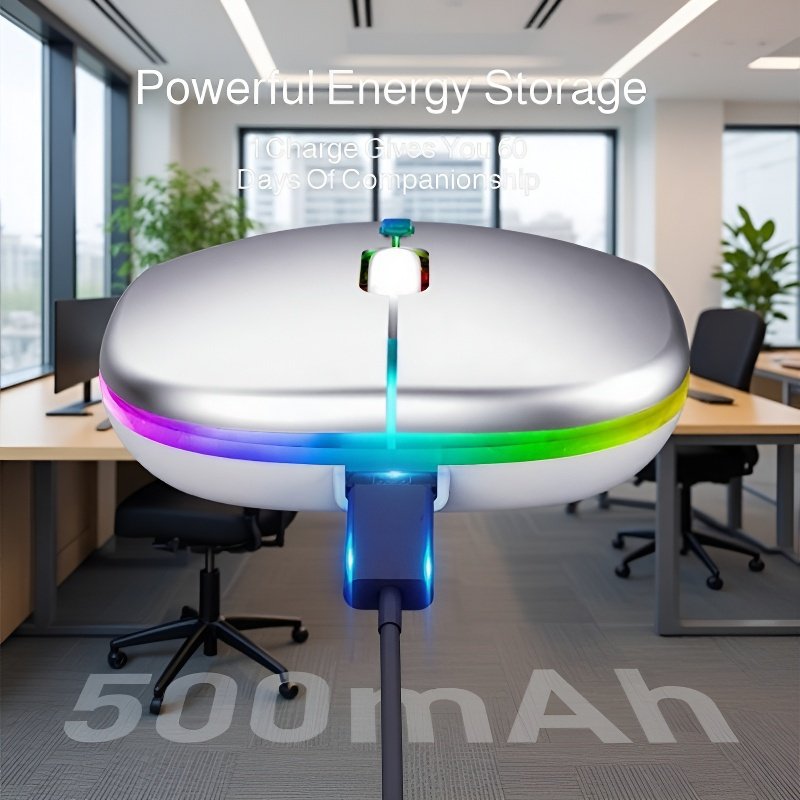 Silent Glowing Stylish Wireless Mouse