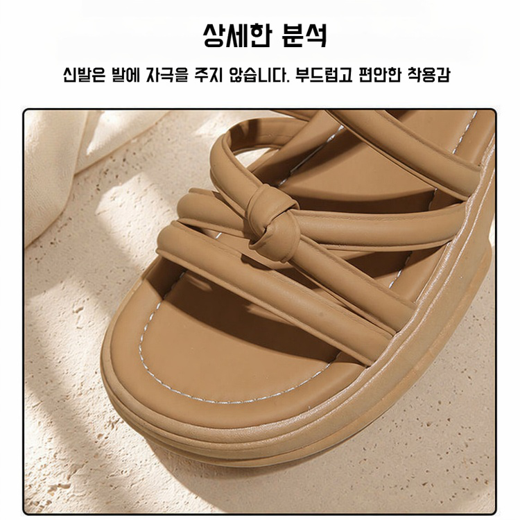 여름 신상 플랫 샌들 부츠