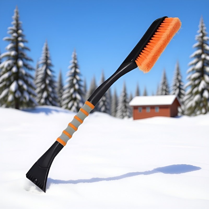 겨울철 자동차 눈과 얼음 제거 브러시