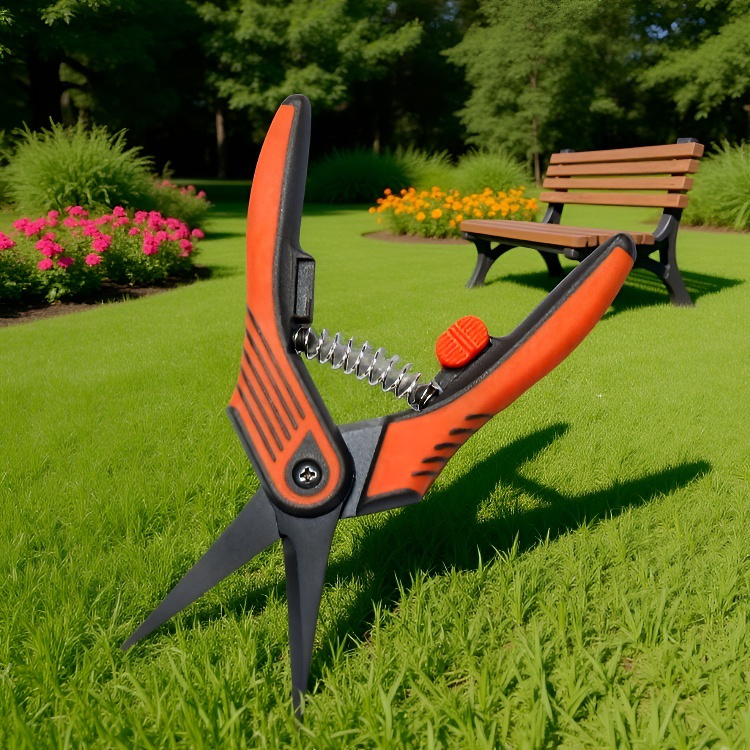 園芸用はさみ 園芸鋏 シャープで耐久性がある セーフティキャッチ やぶ 滑り止めハンドル