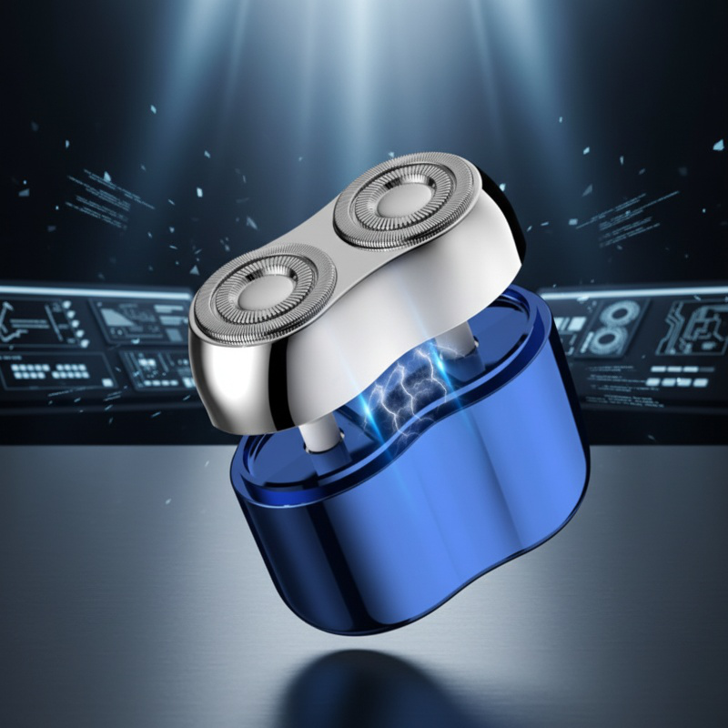 ミニ磁気両頭メンズ電気シェーバー充電可能