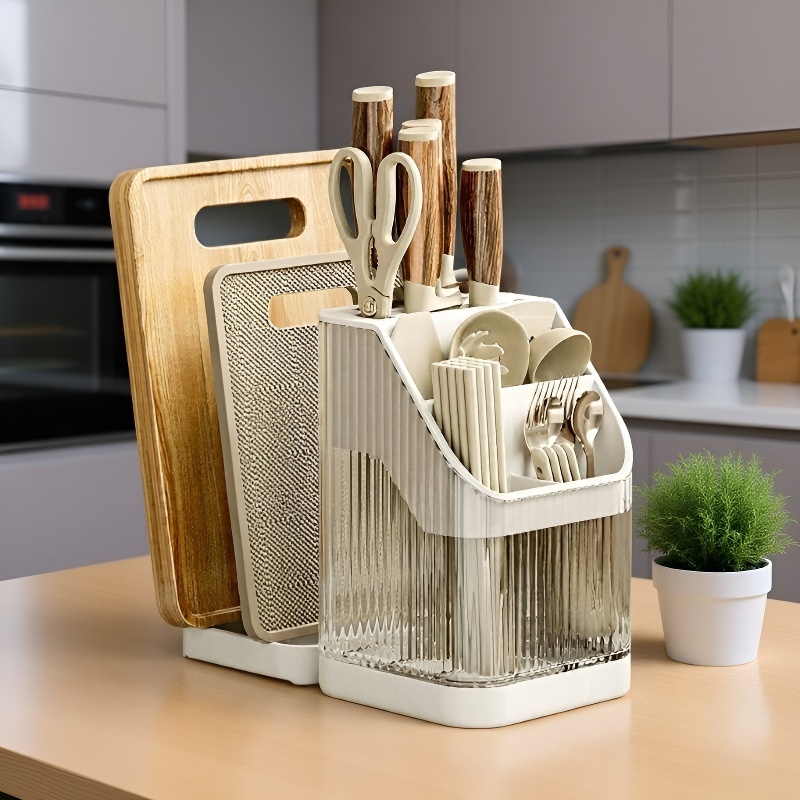 통합형 칼과 젓가락 보관대