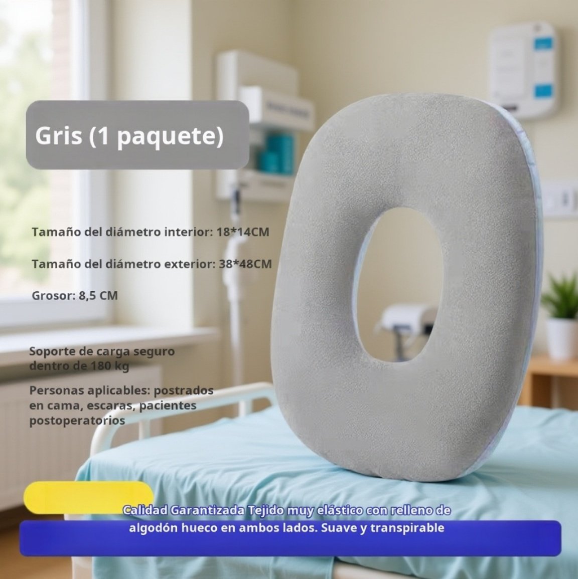 Colchón antiescaras para pacientes encamados y con parálisis