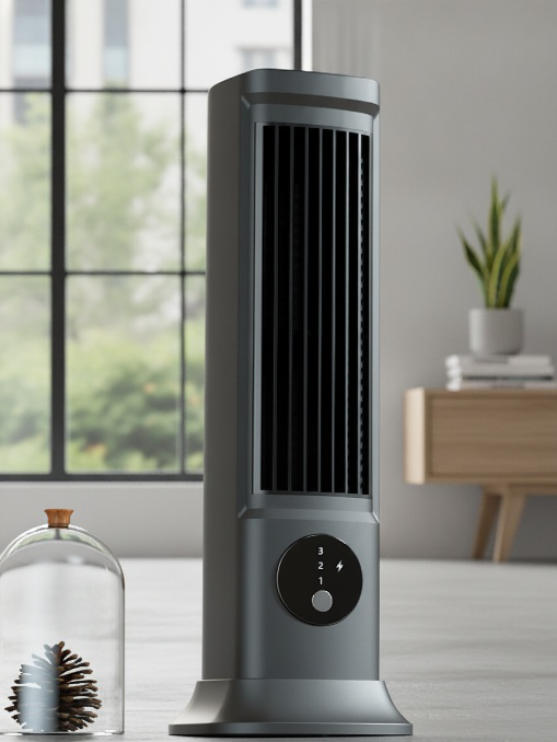 Safe and quiet table fan for children