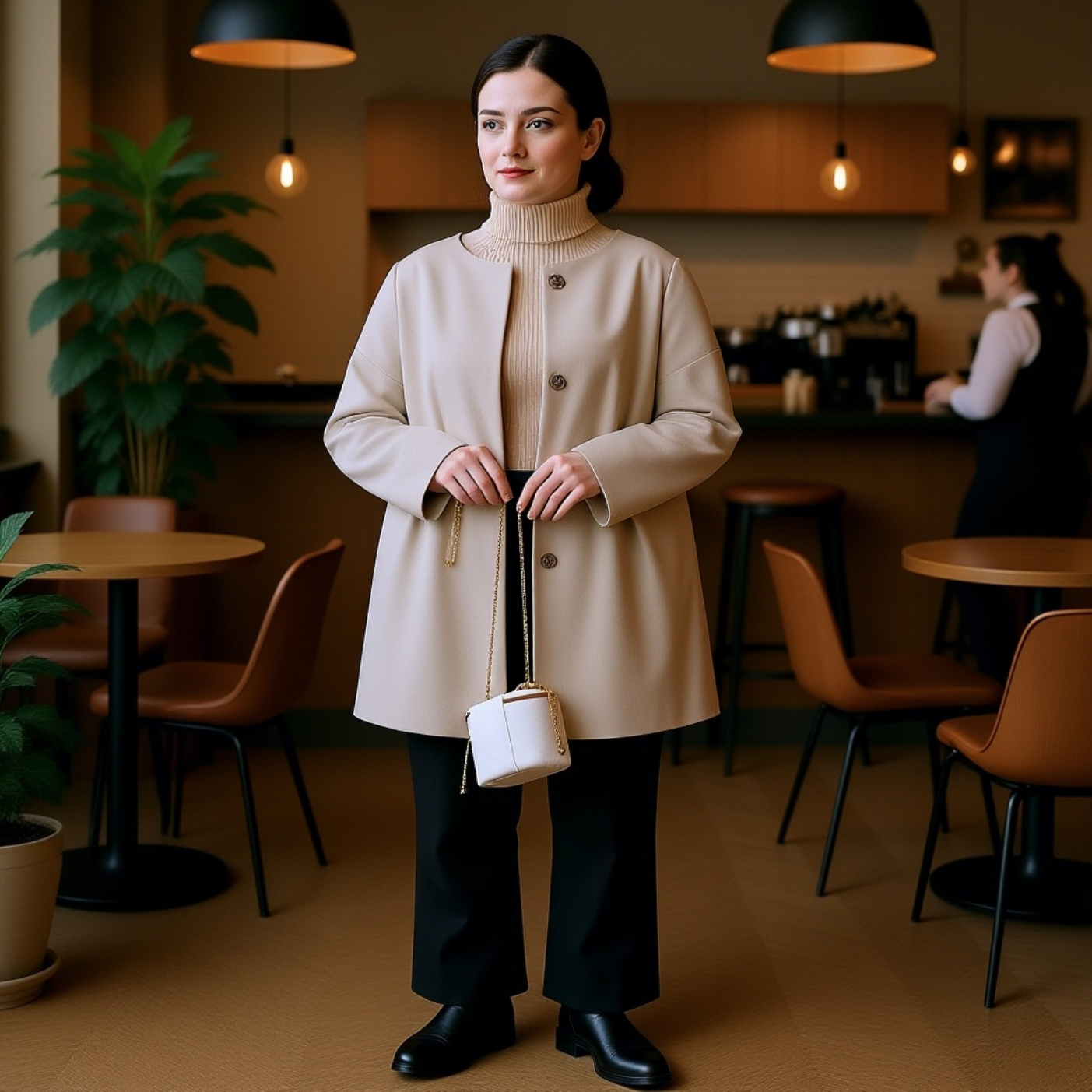 여자 데일리 아우터 가을 겨울 코디