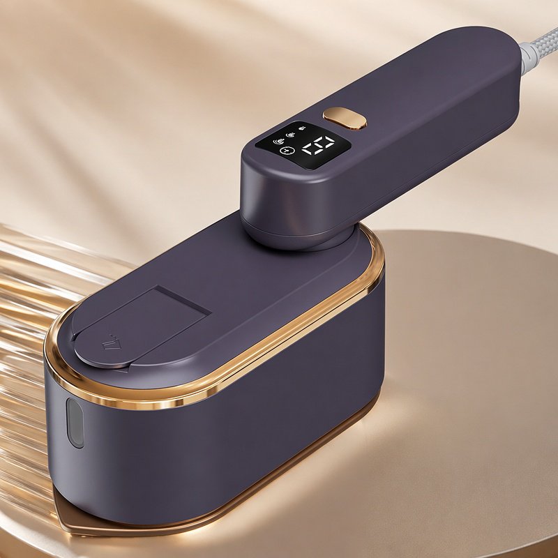Three-Speed Digital Display Mini Household Iron, Portable Foldable Garment Steamer