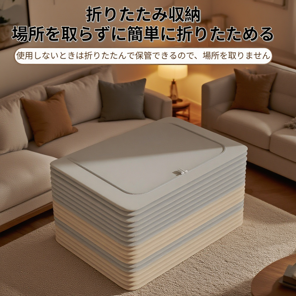 キルト収納キャビネットの大容量収納力