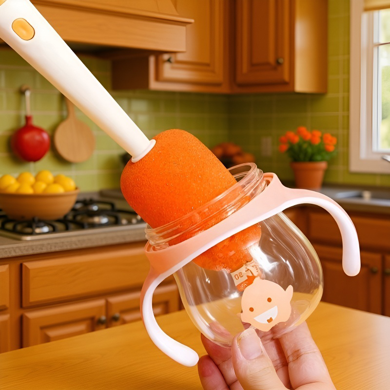 가정용컵솔 다용도 긴 손잡이 세척솔 유리컵 틈새솔 텀블러 사각 세척 트리플 브러쉬