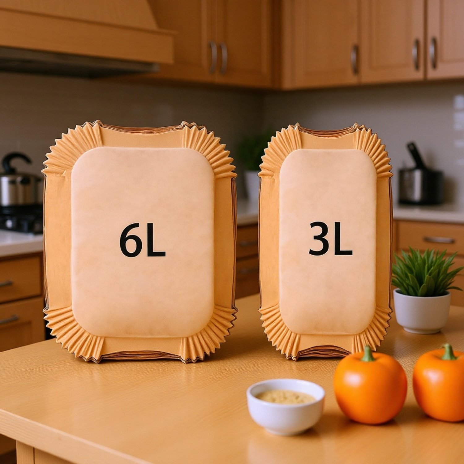 Papel para freidora de aire JMY Philips NA350 de 6 l y 3 l