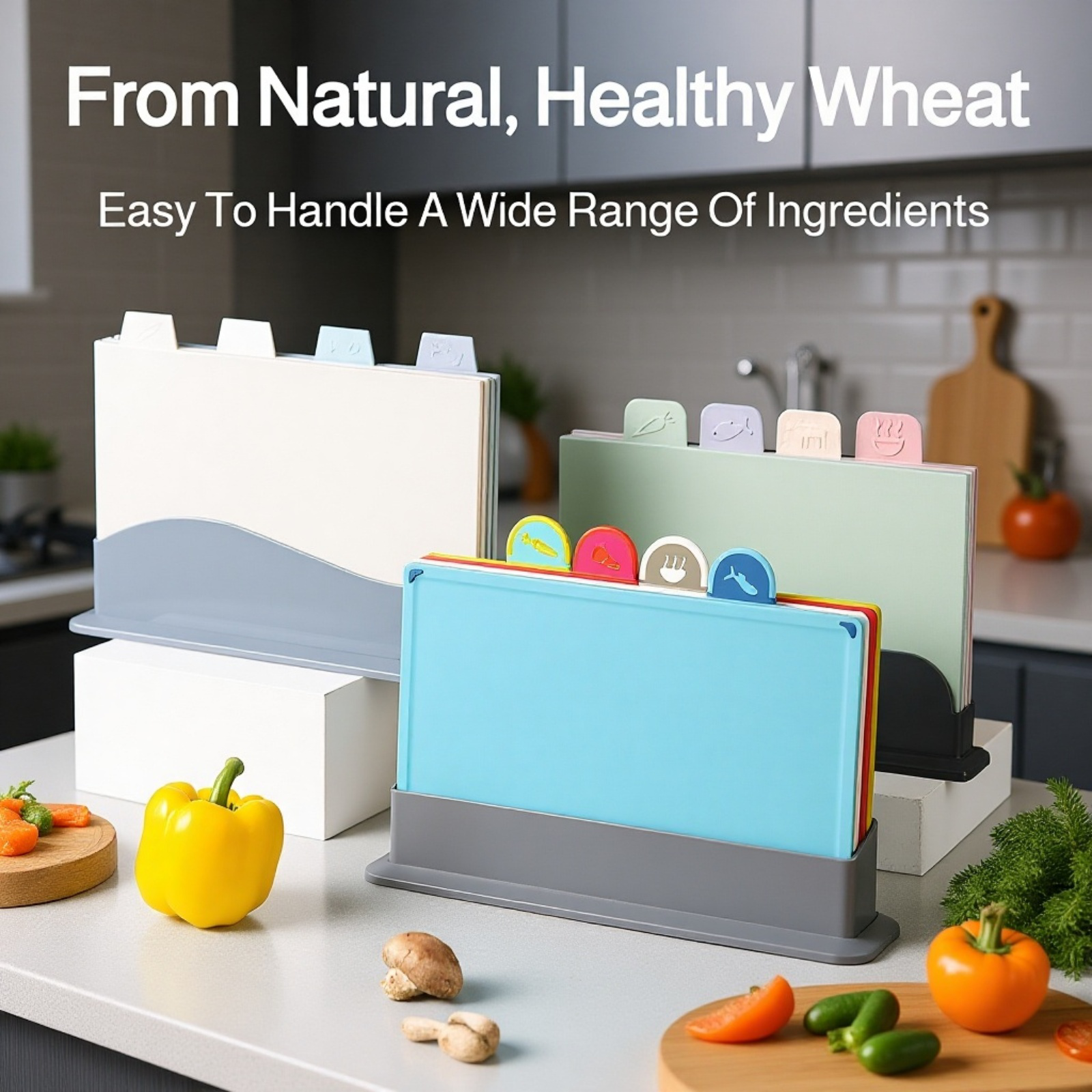 PP Plastic Chopping Board Set of 4