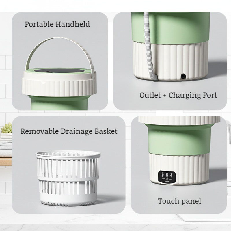 Home Portable Folding Mini Underwear Special Washing Machine