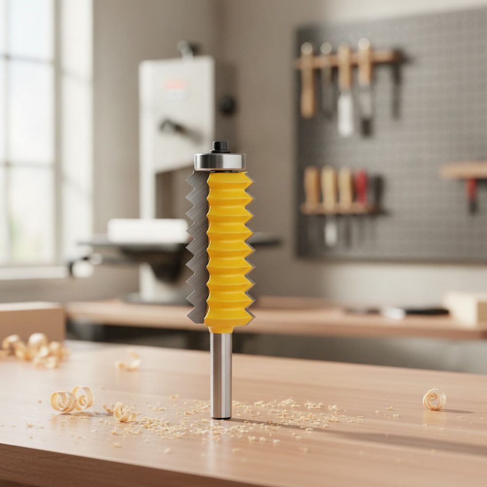 Mango de 8 mm Fresa multidiente para mortajar y espigar Fresa para trabajar la madera Fresa de línea