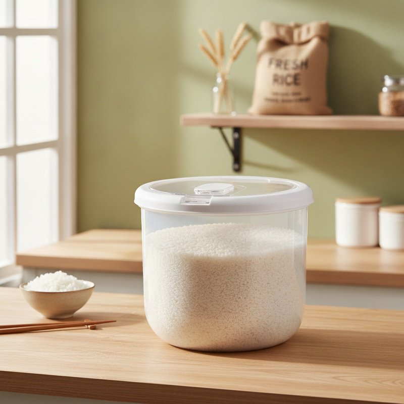 Moisture-Proof & Pest-Resistant Sealed Rice Bin