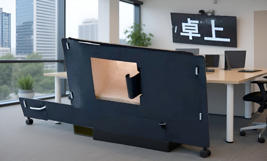 소형 숯불 그릴로 해산물 바베큐