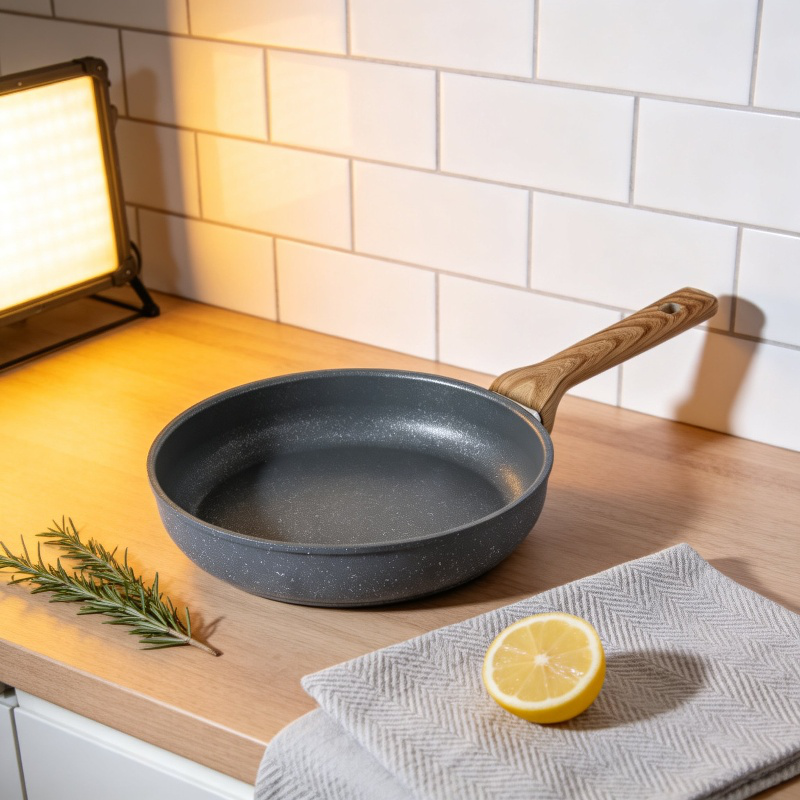 Sartén multifuncional de piedra Maifan antiadherente para bistec plano