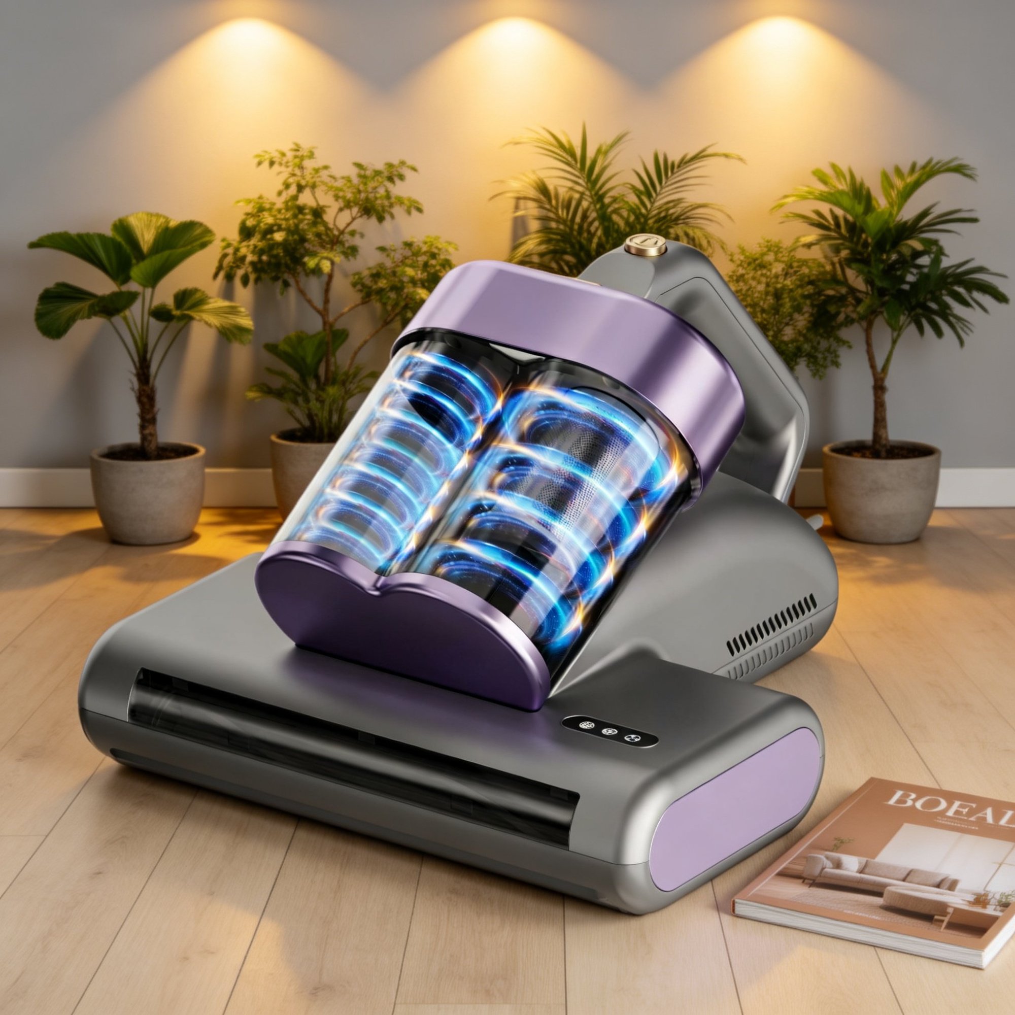 High-Efficiency Home UV Vacuum Cleaner for Mattress, Powerful Bed Dust Mite Removal