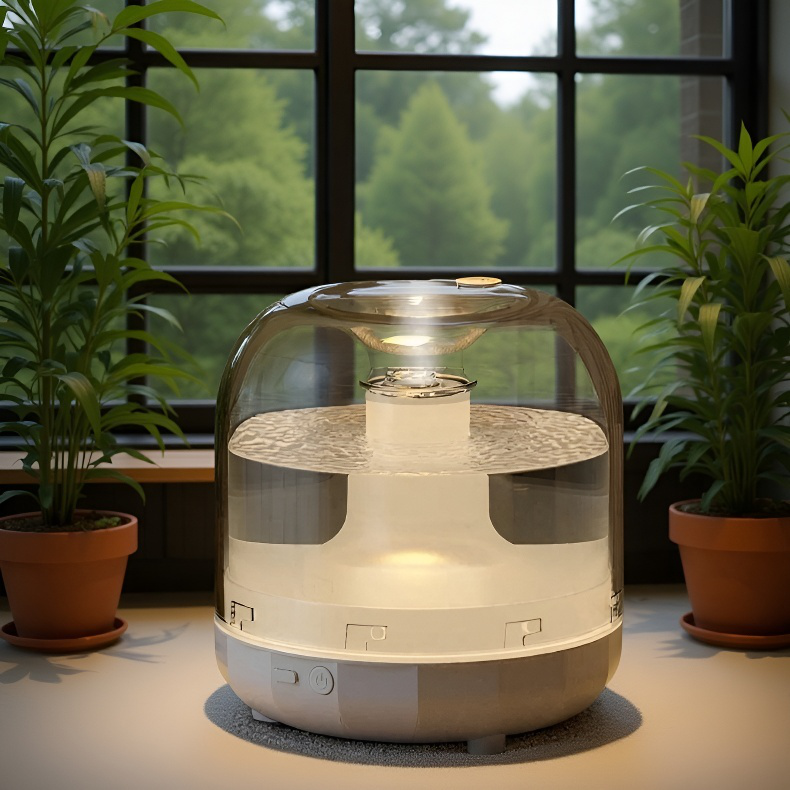 Humidificador y purificador de aire para dormitorio con gran niebla