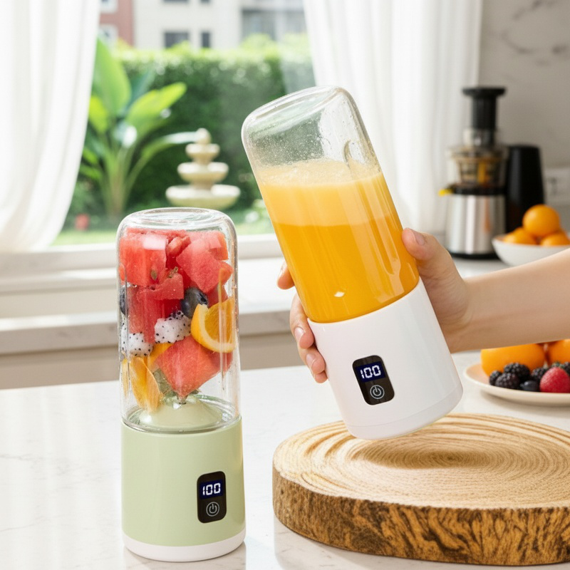 Digital Display Home Rechargeable Portable Juicing Cup Multifunction Juice Maker