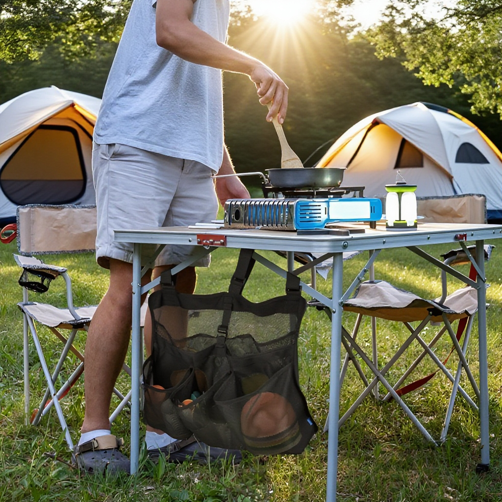  野営用食器乾燥バッグ 折りたたみ収納袋
