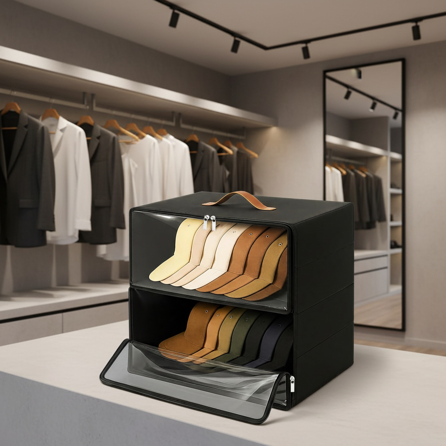 Zippered Organizer for Hats & Accessories