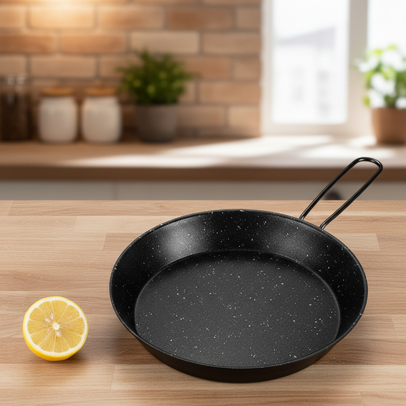 Portable Foldable Outdoor Nonstick Stainless Steel Pan