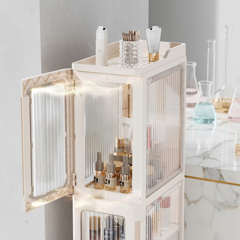Étagère salle de bain pratique pour accessoires et produits