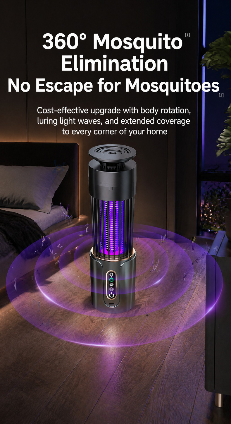 Mosquito trap in living room environment