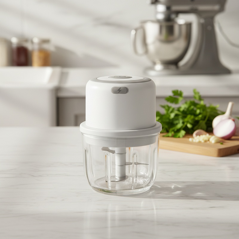Small garlic mincer for quick meal preparation