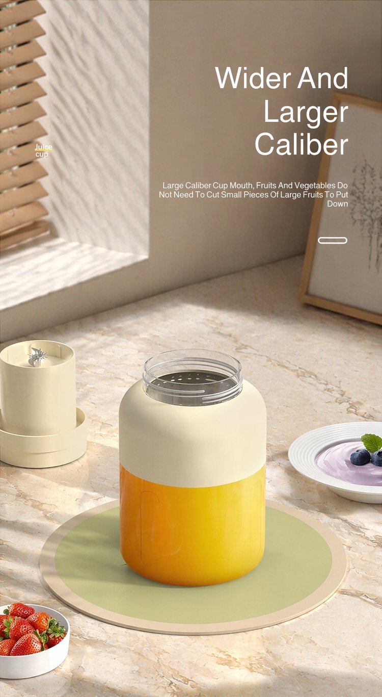 Easy to clean electric juicer cup parts