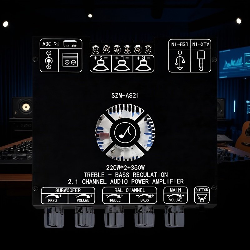 لوحة مضخم صوت بلوتوث بقناتين صوتيتين عالية القدرة