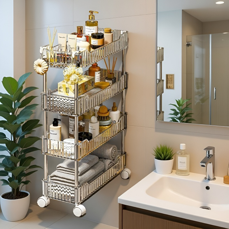 Gabinete de almacenamiento multifuncional para snacks y baño