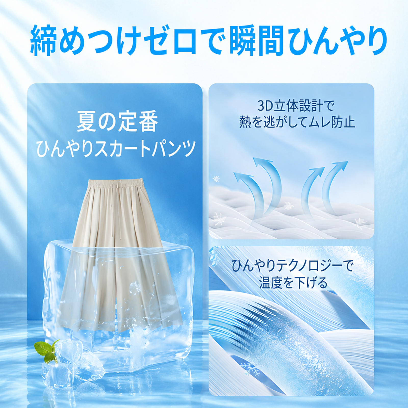 ゆったりとしたハイウエストで、スリムに見える、流れるようなコットンリネンのキュロット
