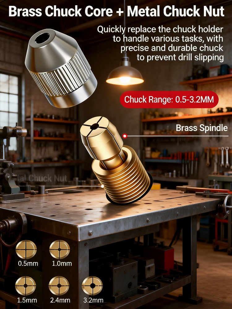 35-Piece Mini Handheld Grinding, Polishing & Engraving Tool Set