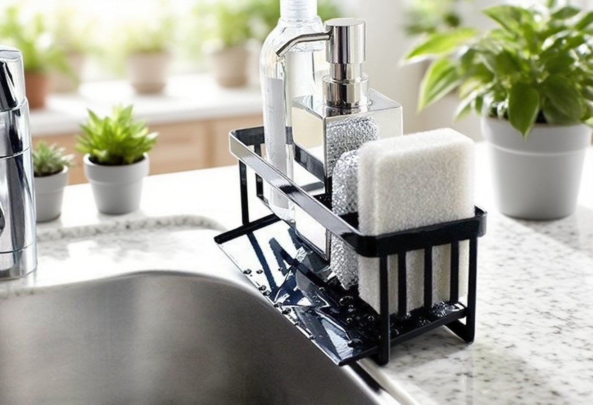 廚房檯面瀝水收納架防霉防潮設計