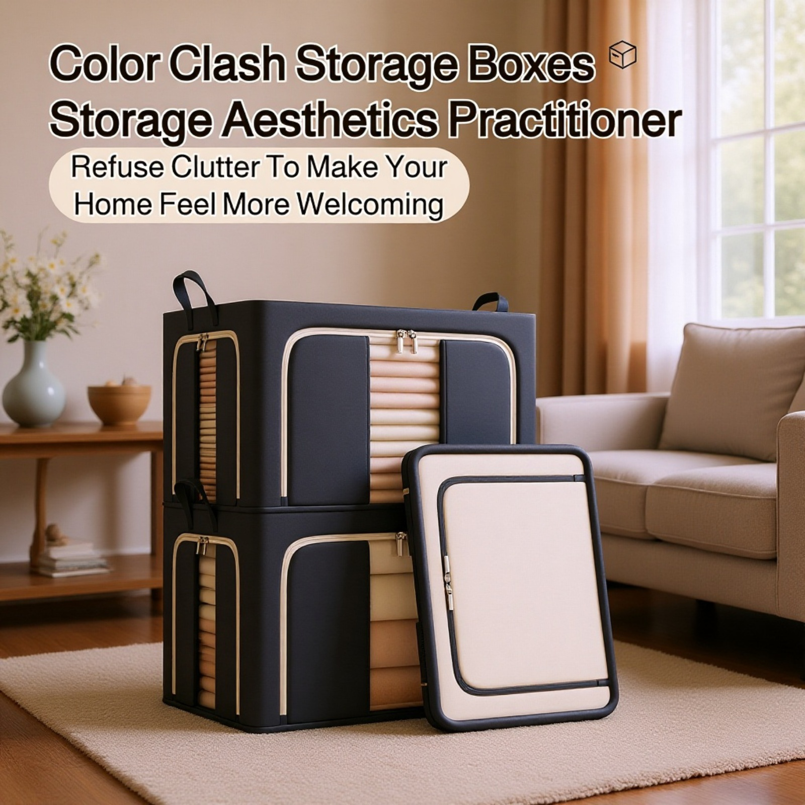 Large Capacity Oxford Cloth Storage Box