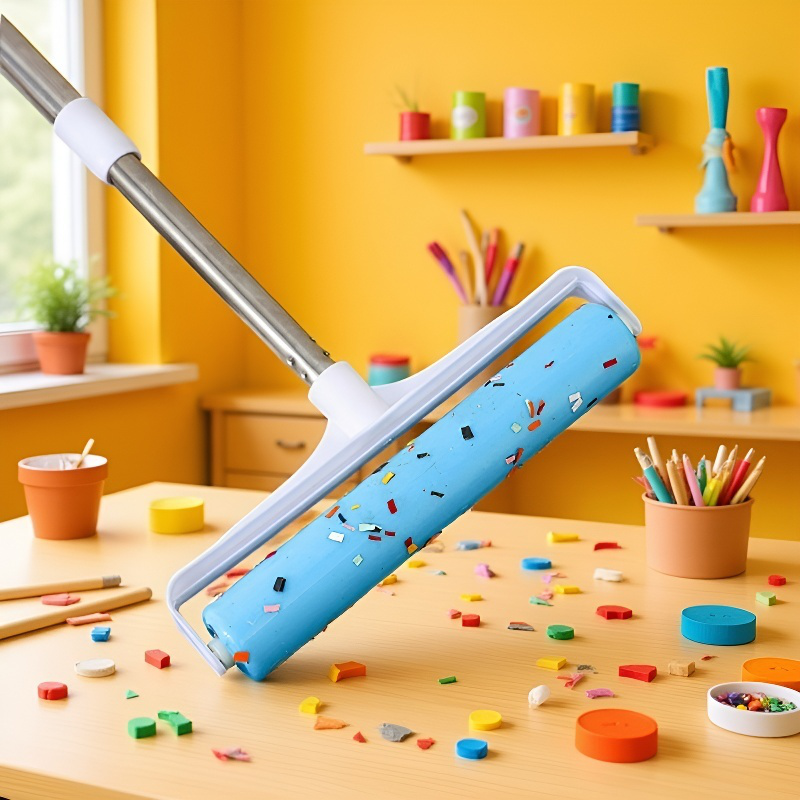 청소가 편리한 롤러 브러쉬, 침대 먼지 제거